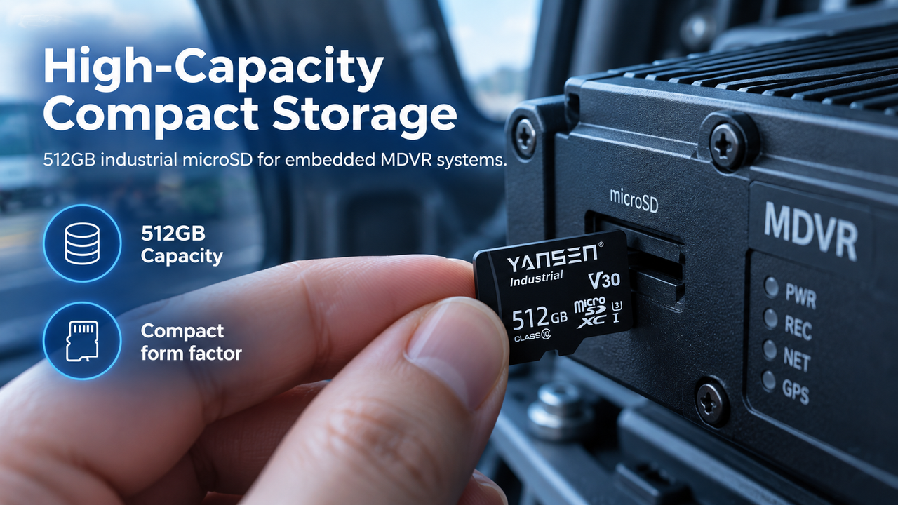 YANSEN Freight Truck MDVR Customer Case 3 industrial ssd